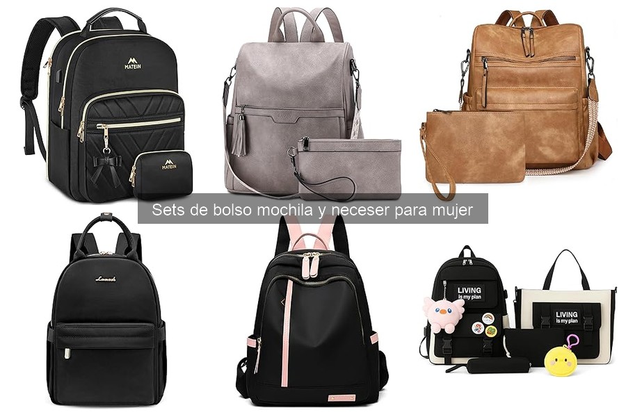 Cuidados y Mantenimiento de Sets de Bolso Mochila y Neceser