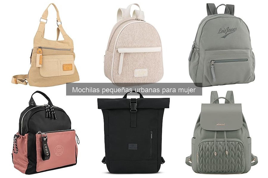 Descubre las mochilas pequeñas urbanas para mujer