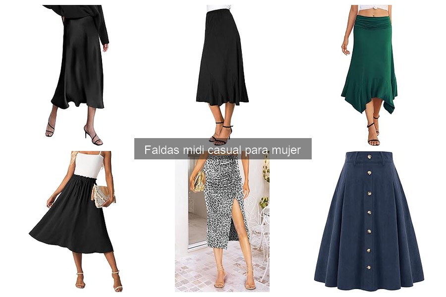 Descubre los Estilos de Faldas Midi Casual para Mujer