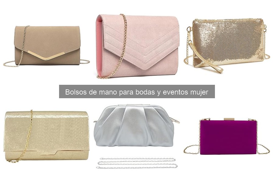Diferencias entre Bolsos de Mano y Clutchs para Bodas