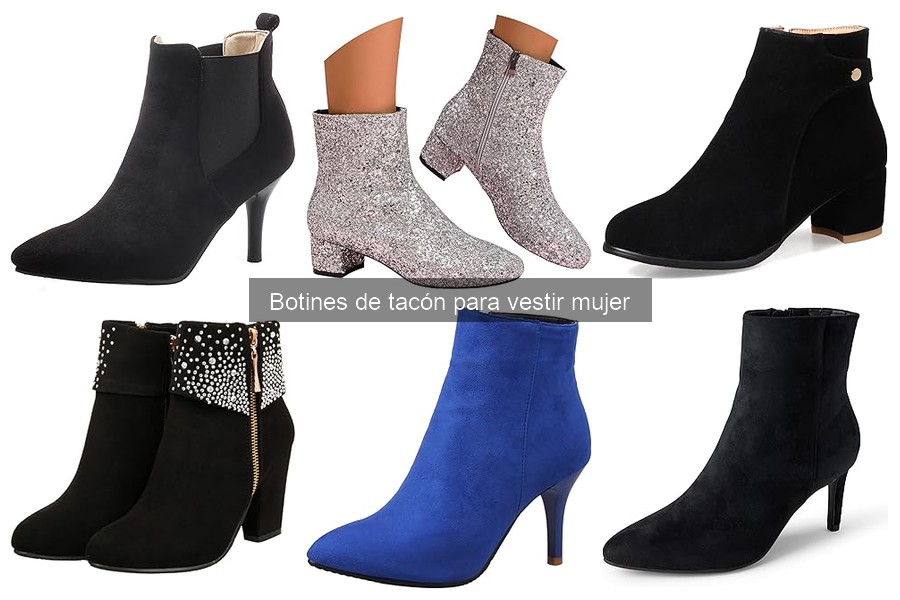 Dónde comprar botines de tacón para vestir mujer online