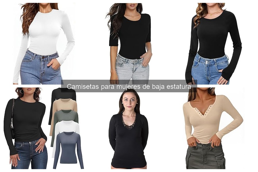 Dónde comprar camisetas para mujeres de baja estatura online