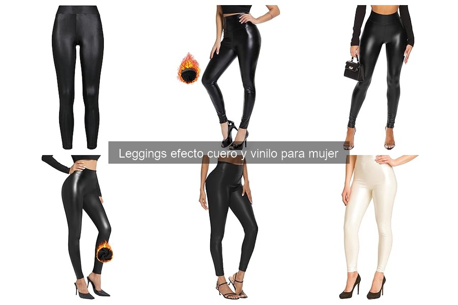 Dónde comprar leggings efecto cuero y vinilo baratos