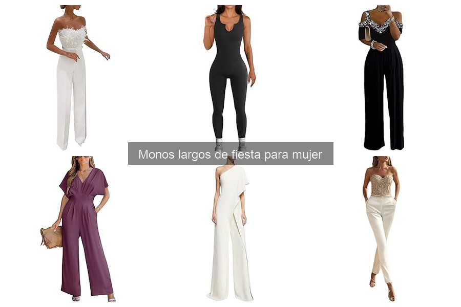 Dónde comprar monos largos de fiesta para mujer online