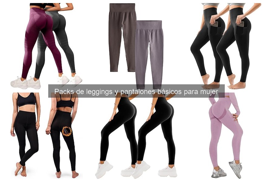 Dónde comprar packs de leggings y pantalones básicos baratos