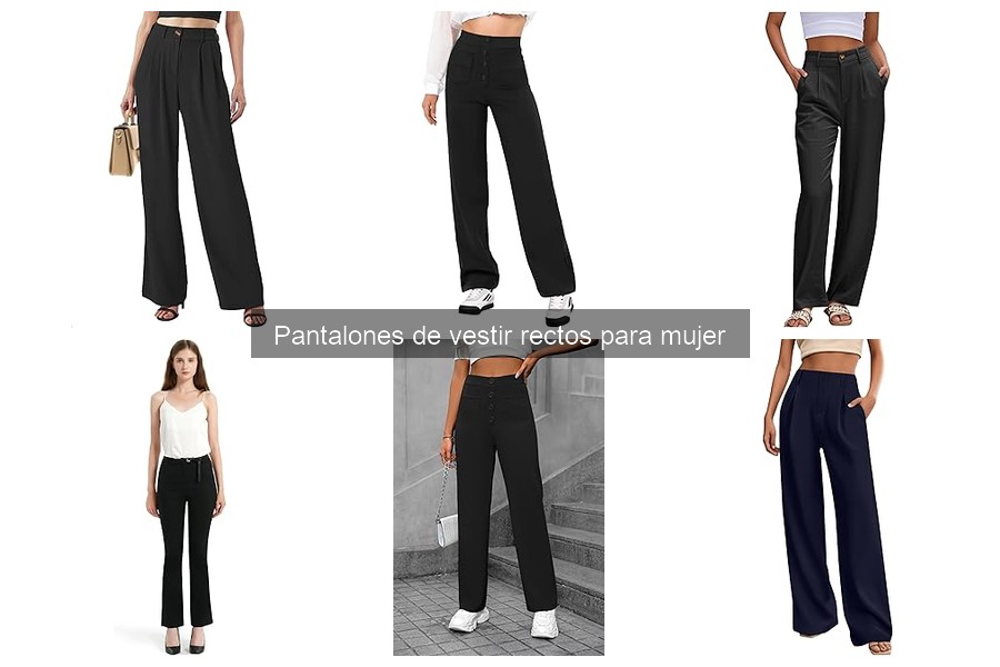 Dónde comprar pantalones de vestir rectos para mujer online