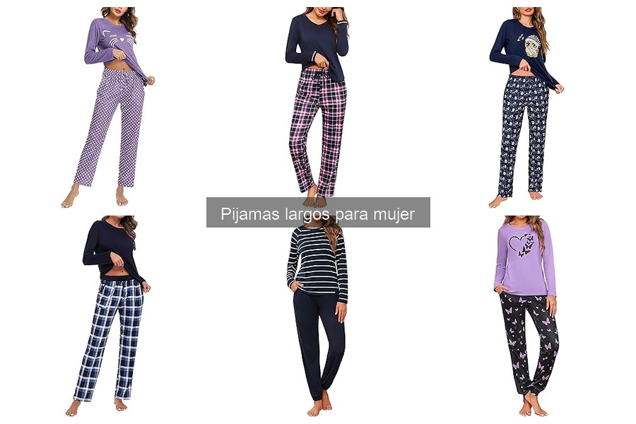 Dónde comprar pijamas largos para mujer a buen precio