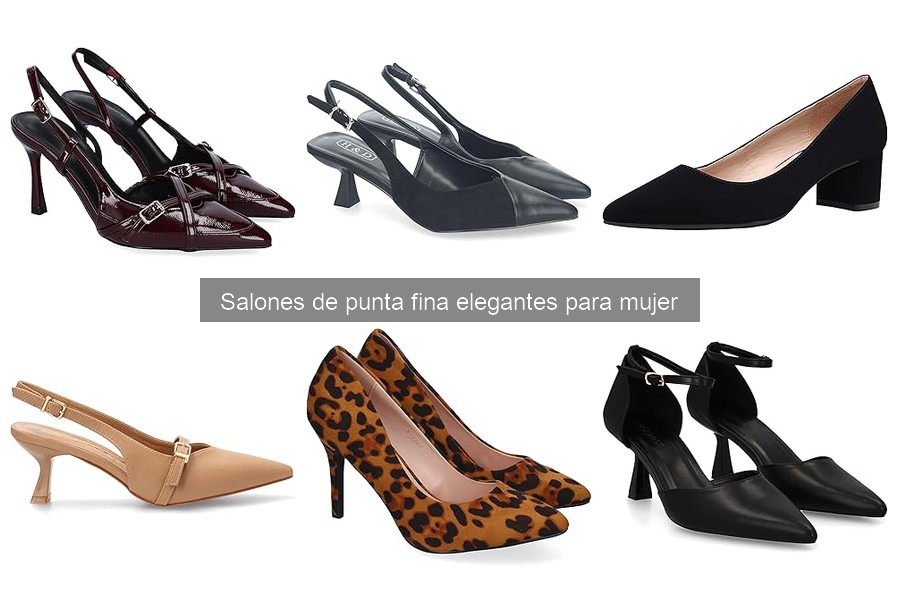 Dónde comprar salones de punta fina elegantes para mujer online
