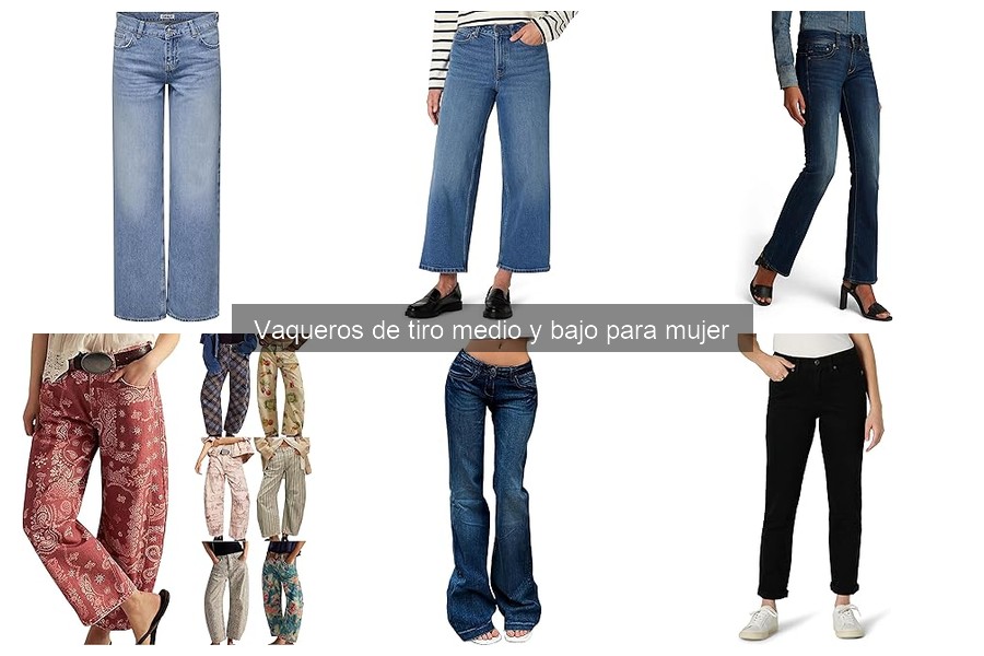 Dónde comprar vaqueros de tiro bajo para mujer a buen precio