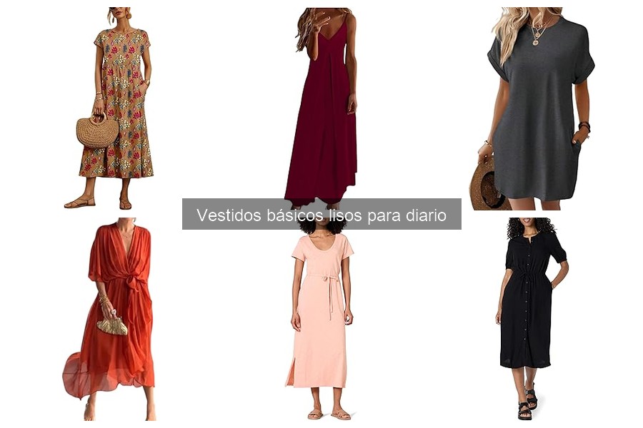 Dónde comprar vestidos básicos lisos en oferta online