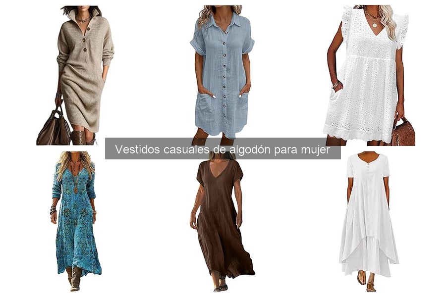 Dónde comprar vestidos casuales de algodón para mujer