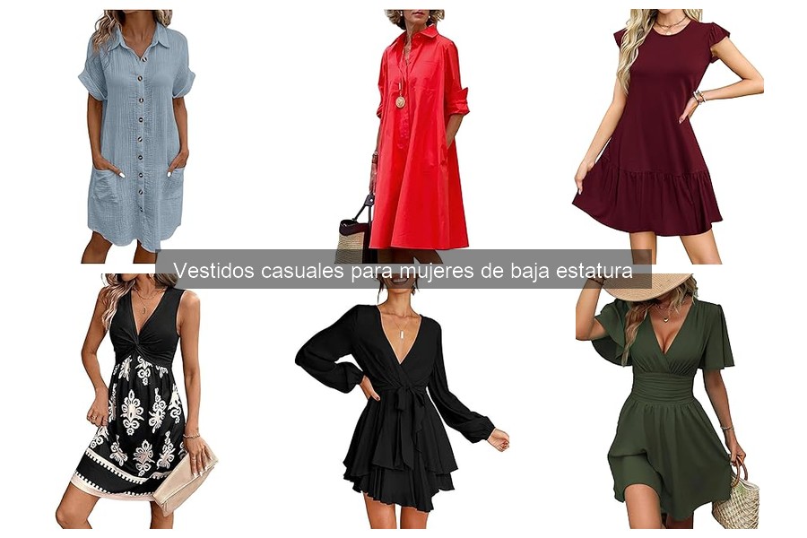 Dónde comprar vestidos casuales para mujeres de baja estatura