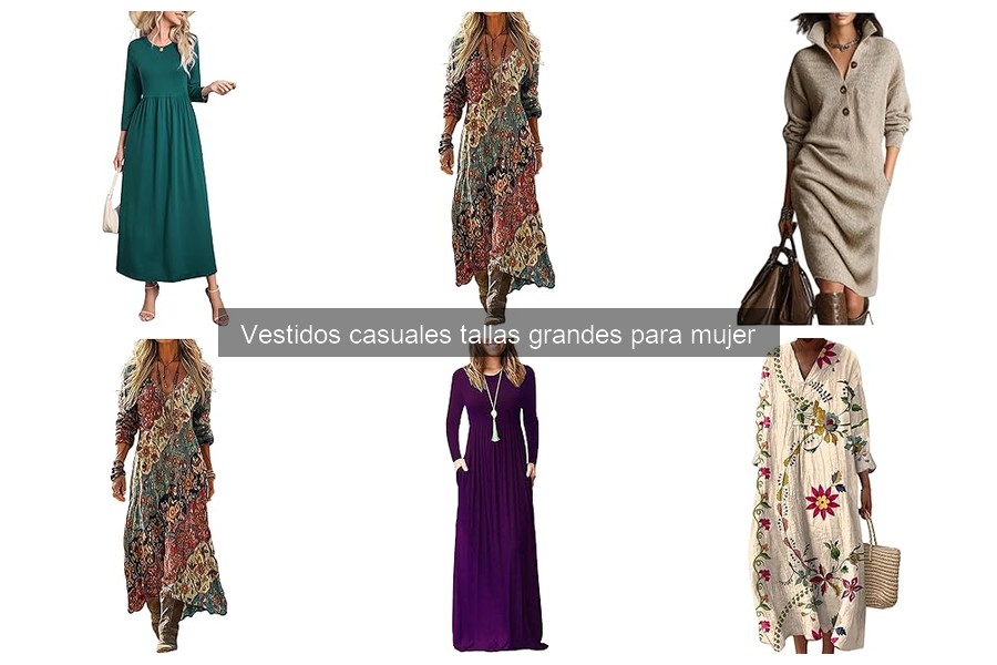 Dónde comprar vestidos casuales tallas grandes para mujer online