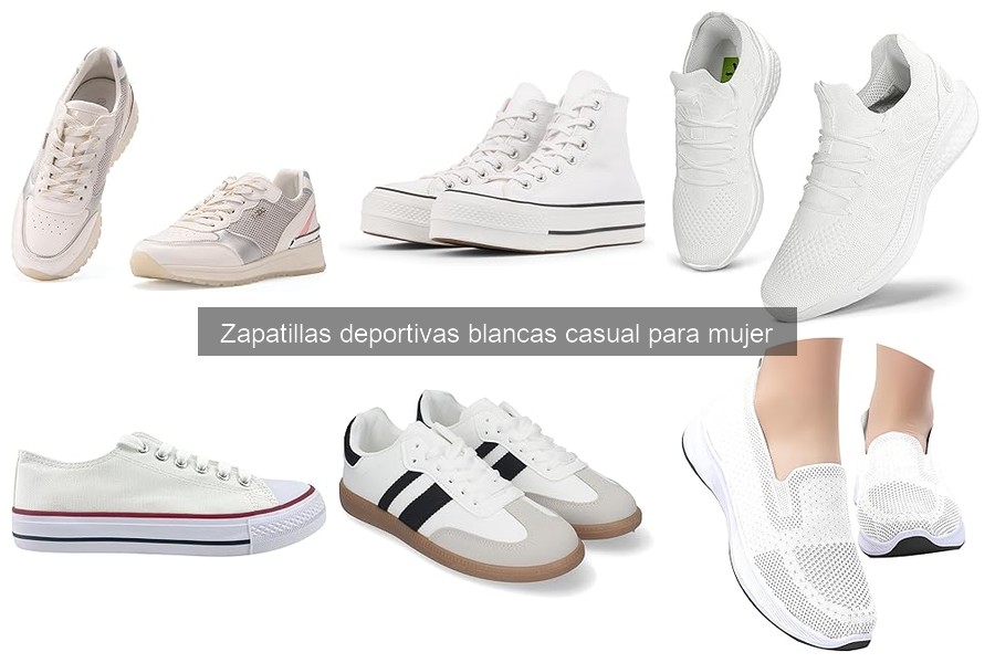 Dónde comprar zapatillas deportivas blancas para mujer