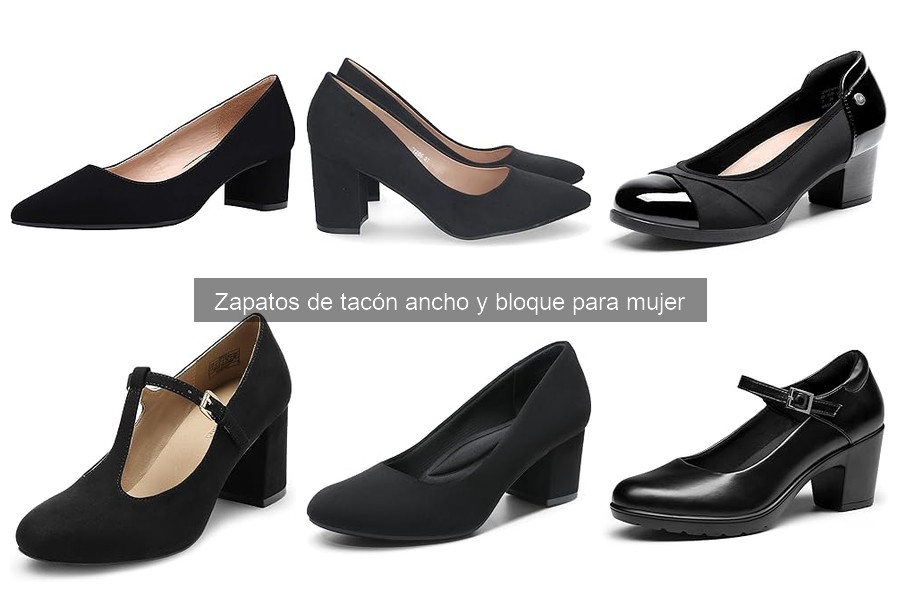 Dónde Comprar Zapatos de Tacón Ancho y Bloque a Buen Precio