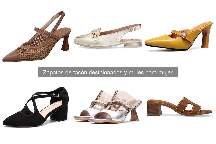 Dónde comprar zapatos de tacón destalonados online