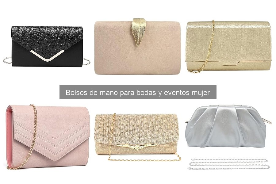 Encuentra los mejores bolsos de mano elegantes para bodas