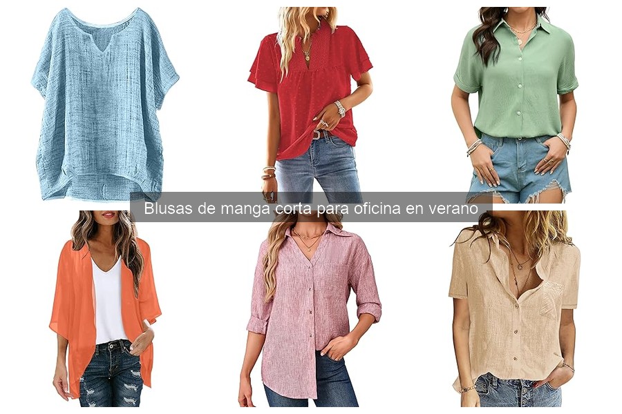 Errores al elegir blusas de manga corta para oficina en verano