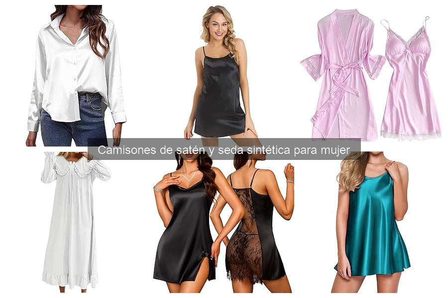 Errores comunes al comprar camisones de satén y seda sintética