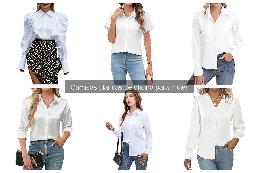 Errores comunes al usar camisas blancas de oficina para mujer