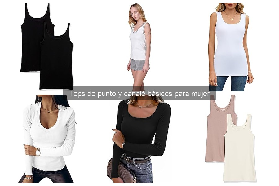 Errores comunes al usar tops de punto y canalé para mujer