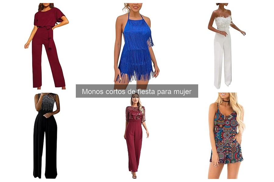 Estilos de monos cortos para cada ocasión de fiesta