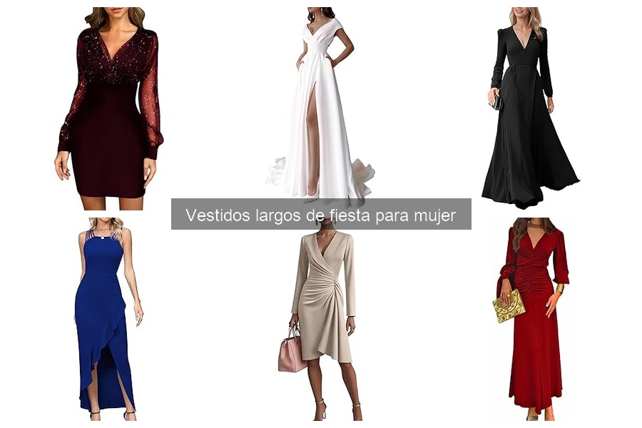 Estilos de vestidos largos de fiesta para mujer: guía completa