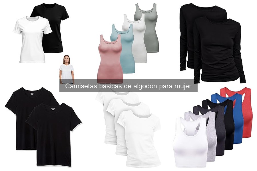 ** Estilos y combinaciones de outfits con camisetas básicas