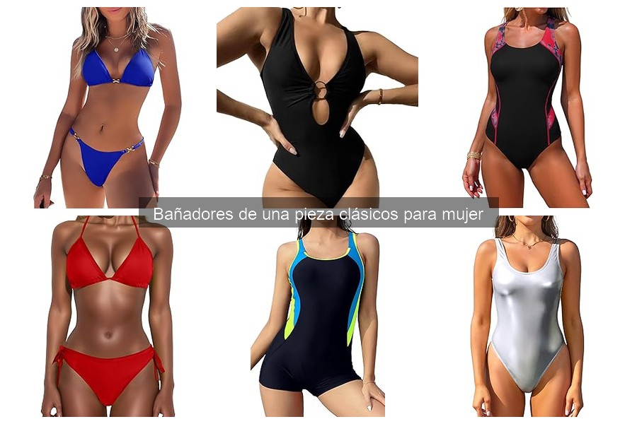 Evolución de los bañadores de una pieza clásicos para mujer