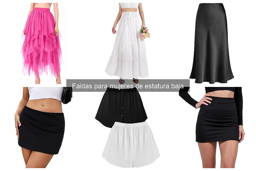 Faldas para mujeres bajas: cortes y tallas perfectas