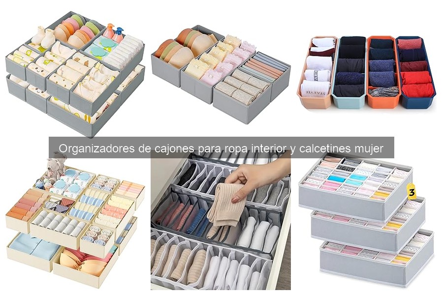 Guía de compra de organizadores de cajones para ropa interior