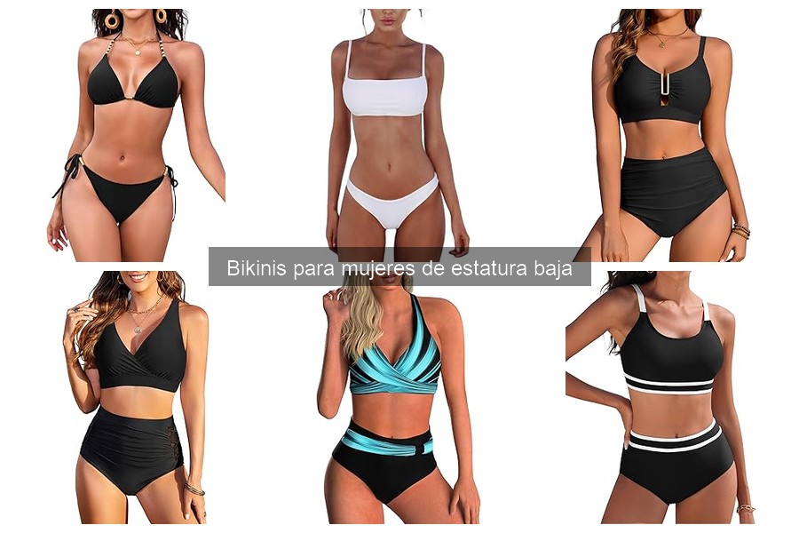 Guía de tallas de bikinis para mujeres bajas
