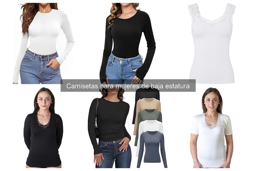 Guía para elegir camisetas para mujeres de baja estatura