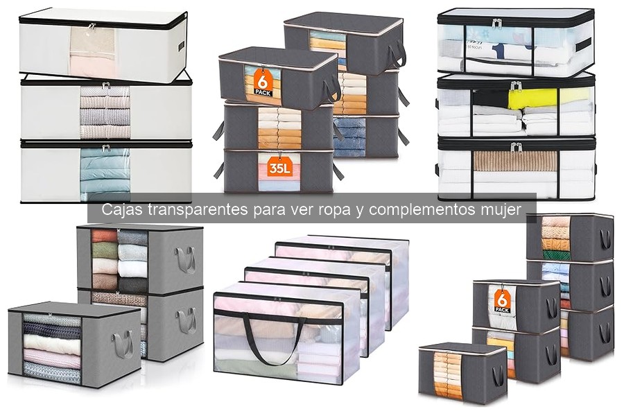 Ideas creativas para decorar con cajas transparentes