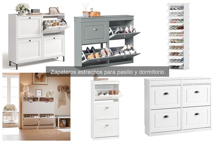 Ideas creativas para organizar zapateros estrechos en casa