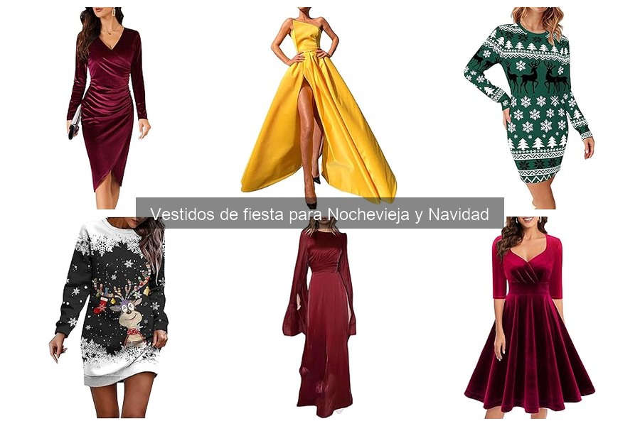 Ideas de looks con vestidos de fiesta para Navidad