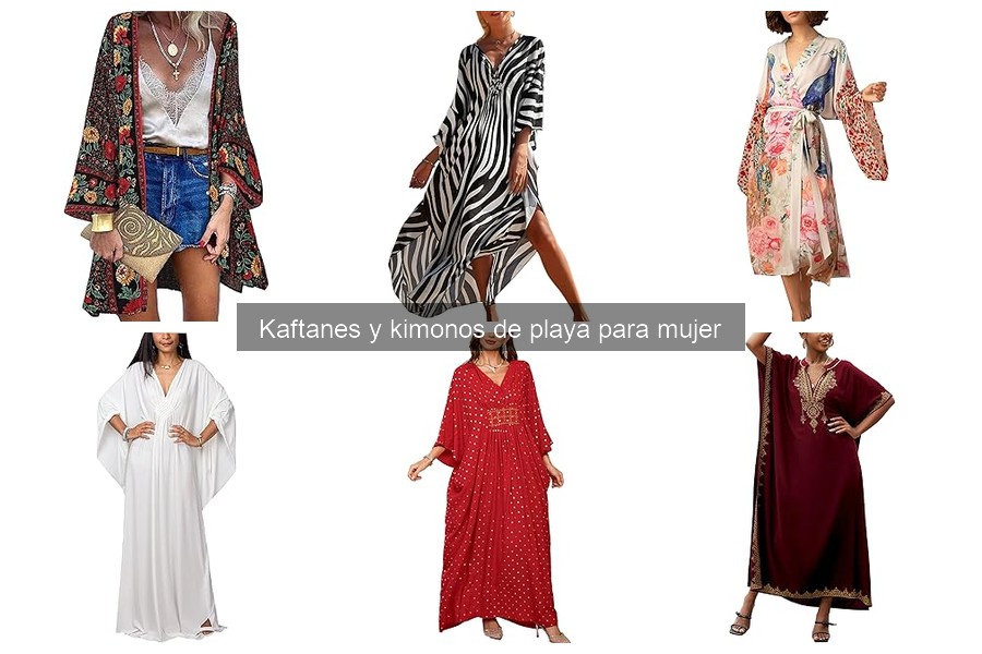 Kaftanes y kimonos de playa para cada tipo de cuerpo