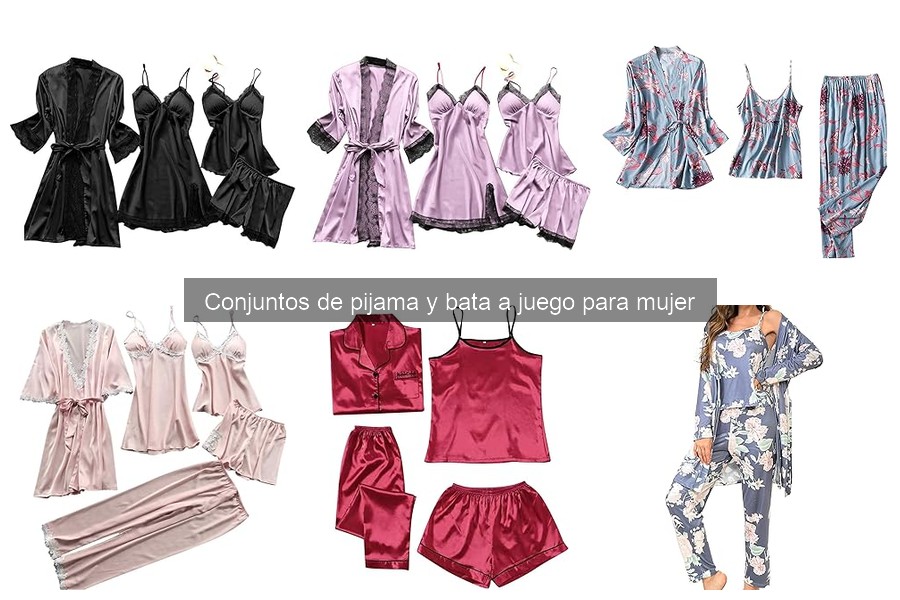 La historia de los conjuntos de pijama y bata para mujer