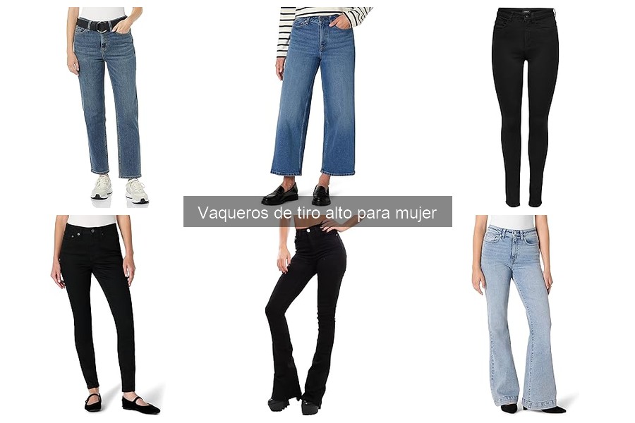 Las mejores marcas de vaqueros de tiro alto para mujer