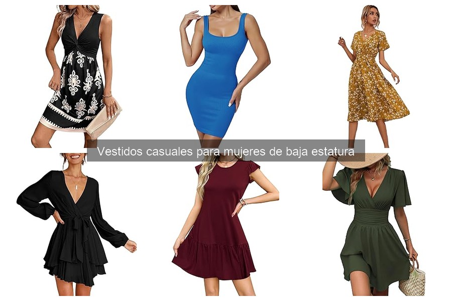 Las mejores telas para vestidos casuales de mujeres bajas