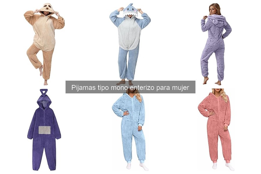 Looks con Pijamas Tipo Mono Enterizo para Mujer