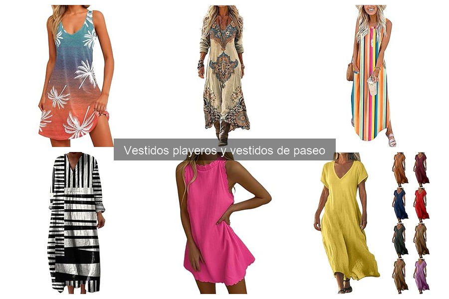 Looks ideales con vestidos playeros para el verano