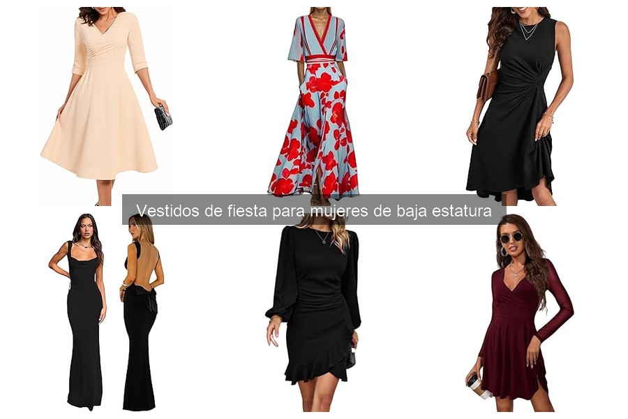 Los mejores vestidos de fiesta para mujeres de baja estatura