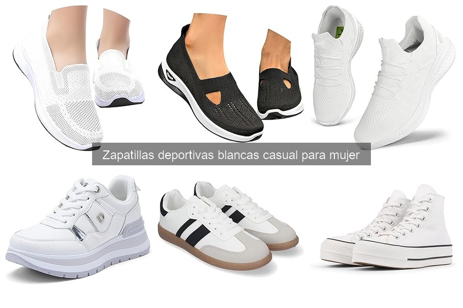 Mantenimiento de zapatillas deportivas blancas para mujer