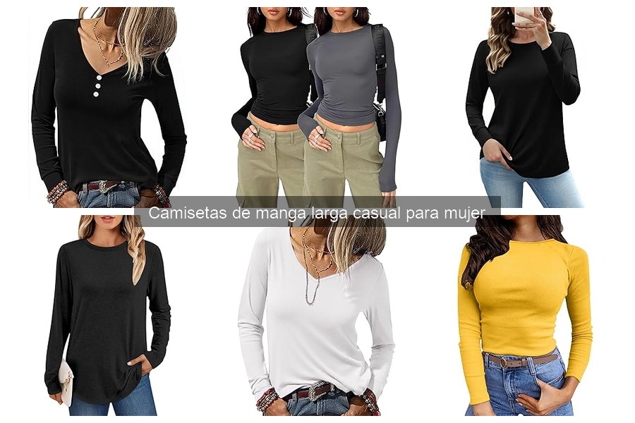 Materiales ideales para camisetas de manga larga casual