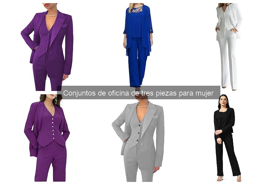 Materiales ideales para conjuntos de oficina de tres piezas