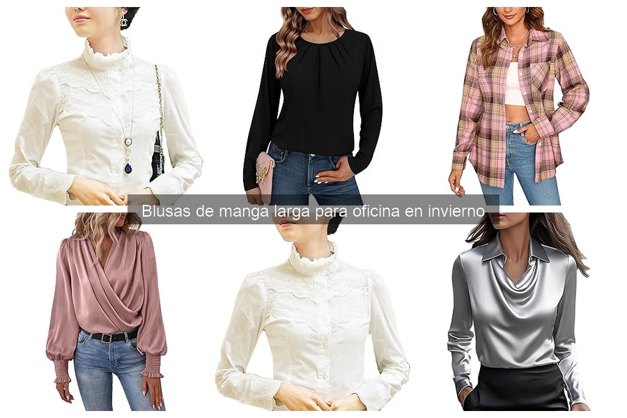Mejores blusas de manga larga para oficina en invierno