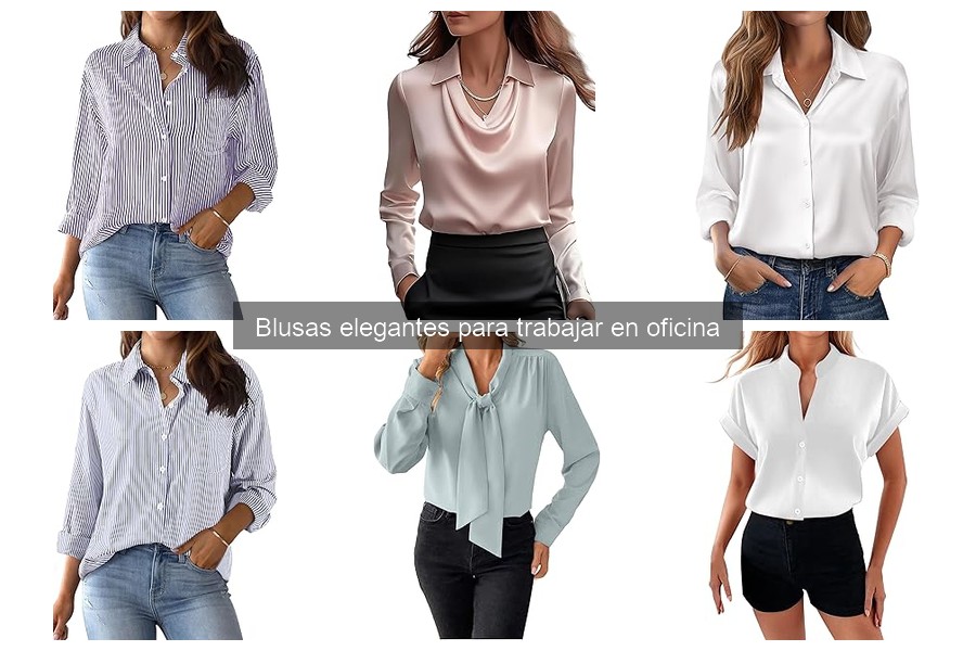 Mejores blusas elegantes para trabajar en oficina 2023
