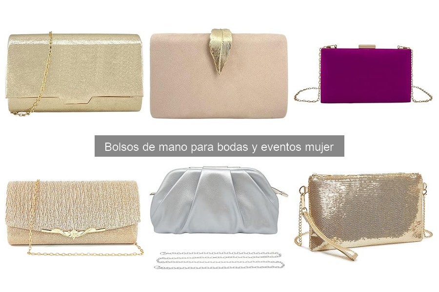 Mejores bolsos de mano para eventos formales: comparativa