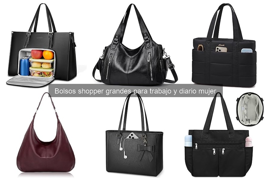 Mejores bolsos shopper grandes para mujeres profesionales